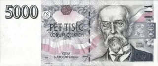Czech Republic 5.000 Korun, 1993 image